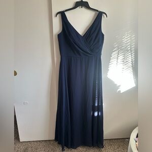 Alfred Angelo Deep Blue Maxi Dress